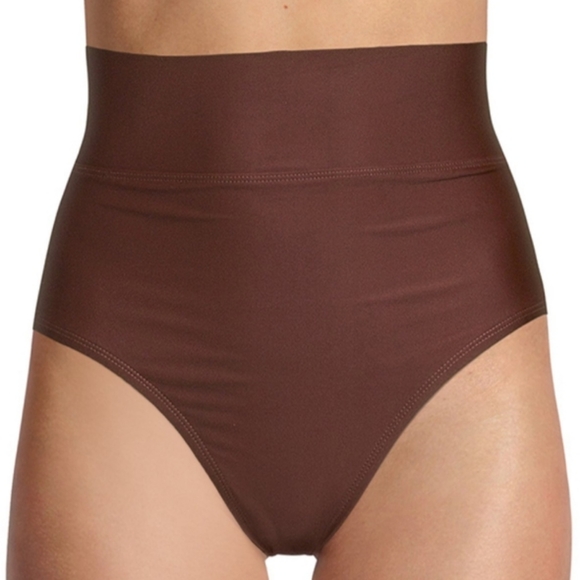 Time and Tru Other - Women's Plus Brown  Swimsuit Bikini Bottom